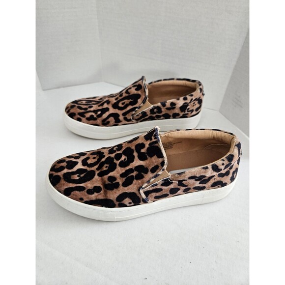 Steve Madden Women's Gills Slip-On Sneaker Cheetah Print Size 6.5 - Picture 2 of 6